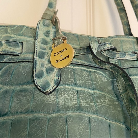 DOONEY & BOURKE Teal Leather Bag - Picture 4 of 16